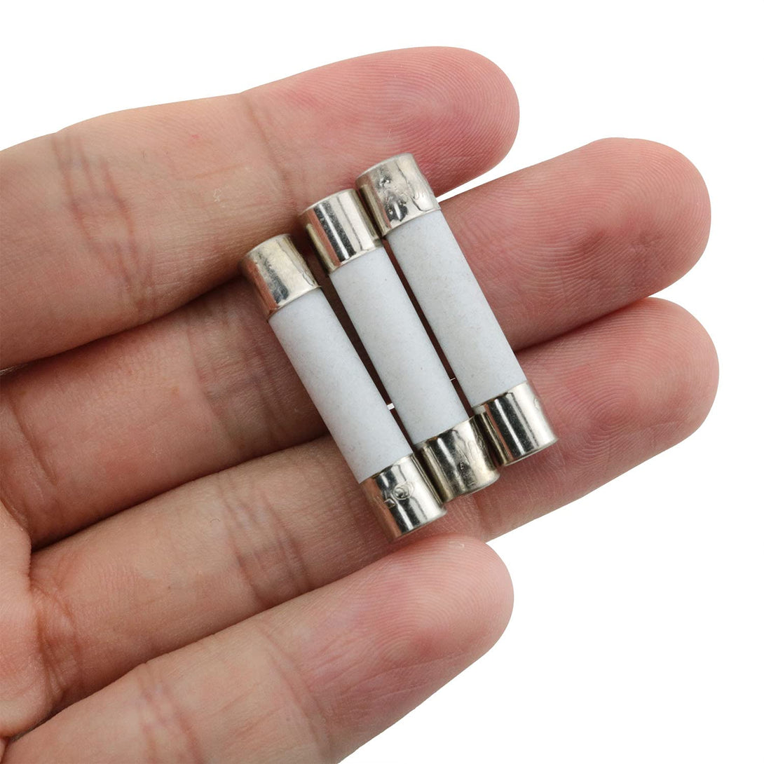 Ceramic Fuse 10PCS 30A 250V Fast-Blow Time Delay Ceramic Tube Fuses 6X30Mm