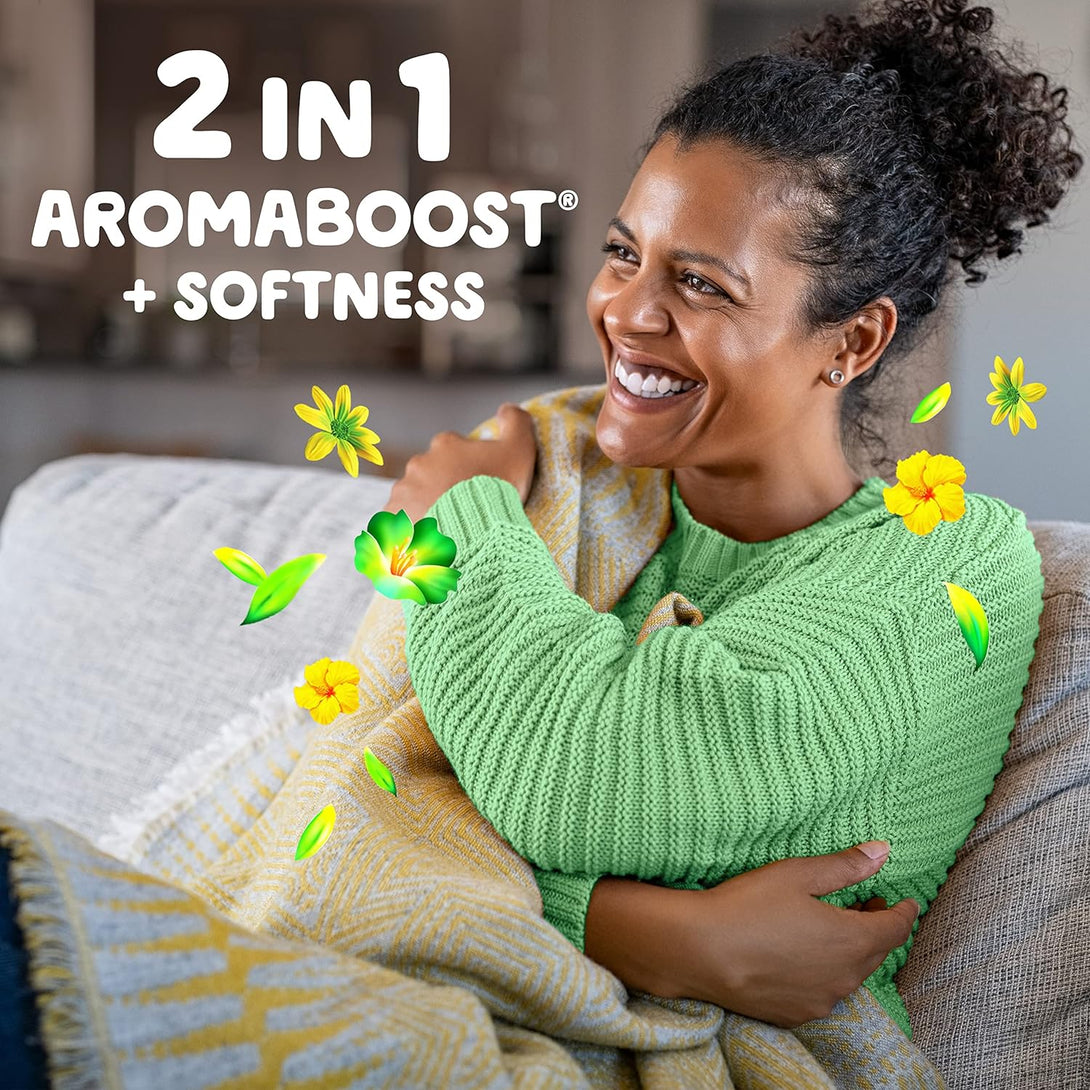 Gain Dryer Sheets, 240 Count, Original Scent Laundry Fabric Softener Sheets with 2-In-1 Aromaboost plus Softness