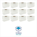 Boardwalk SOD410320 3.2 In. X 525 Ft. 2 Ply Septic Safe Jumbo Roll Bathroom Tissue - White (12/Carton)