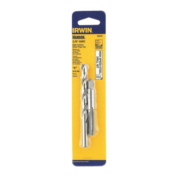 TAP + DRILL BIT 3/8-16 NC + LETTER O