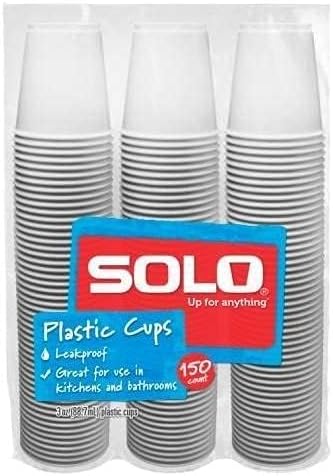 Solo Bathroom Cups, 150-Count Package of 3-Ounce Cups