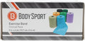 Body Sport Exercise Band, 5 in. x 6 yd., Light Blue, Resistance – Professional Bands for Home Fitness & Gym Exercises Workout Rehab Equipment