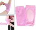 1Pair Pink Elbow Moisturizing Sleeve,Elbow Gel Cover Heel Socks Elbow Sleeves Elbow Pads for SPA Moisturizing Dry Cracked Skin Care for