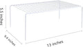 Cabinet Storage Shelf Rack Set of 2, Medium (13 X 9.4 Inch) Rustproof Metal Wire Kitchen Cabinet Organizer and Storage, Cupboard Spice Shelf Rack