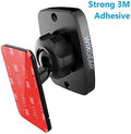 Wixgear (2 Pack Universal Stick on Dashboard Magnetic Phone Car Mount, for Cell Phones and Mini Tablets with Fast Swift-Snap Technology, (Newer