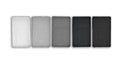 L.A. COLORS 5 Color Matte Eyeshadow, Black Lace, 0.08 Oz 1 Count (Pack of 1)