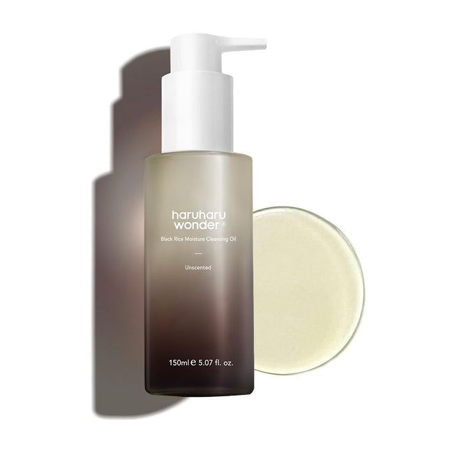 HARUHARU Wonder Black Rice Moisture Cleansing Oil, Double Cleansing, Daily Makeu