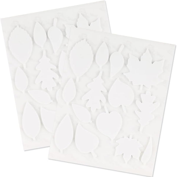 3L Corporation Self-Adhesive Scrapbook Foam Embellishment Shapes, Leaves