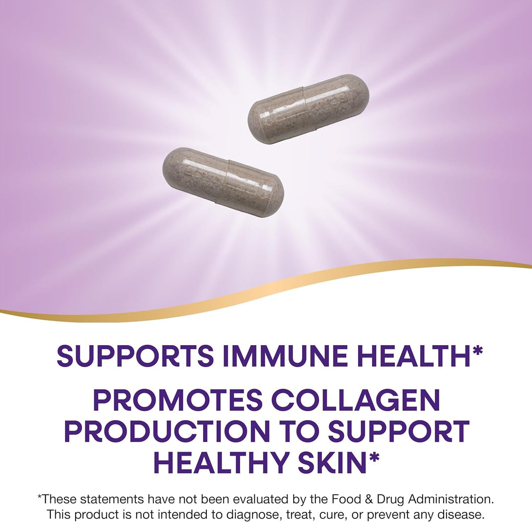 Nature'S Way Vitamin C with Rose Hips - Powerful Antioxidant Protection* - Supports Immune Function* - Strengthens Collagen for Healthy Skin* - Gluten Free - 250 Capsules