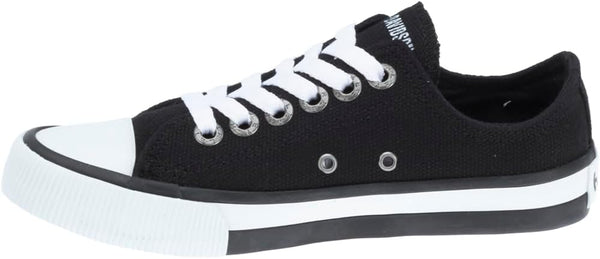 Harley-Davidson Footwear Womens Zia Lace Up Sneakers Shoes Casual - Black 7 Black