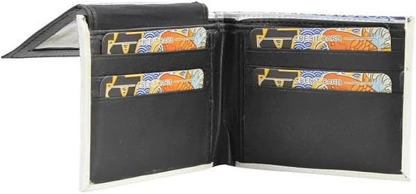 Li Slim Bifold Men’s Wallet – Koi Fish Print Vegan Leather Wallet for Men Evangelicon
