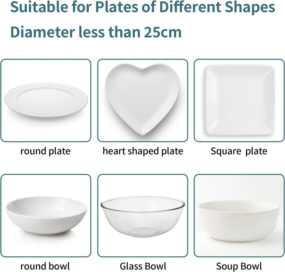 200 Pcs Thickened Plastic Bowl Covers, Shower Caps for Sourdough Bread Proofing, Elastic Reusable Food Covers Stretch for Keep Food Fresh and Dust Away