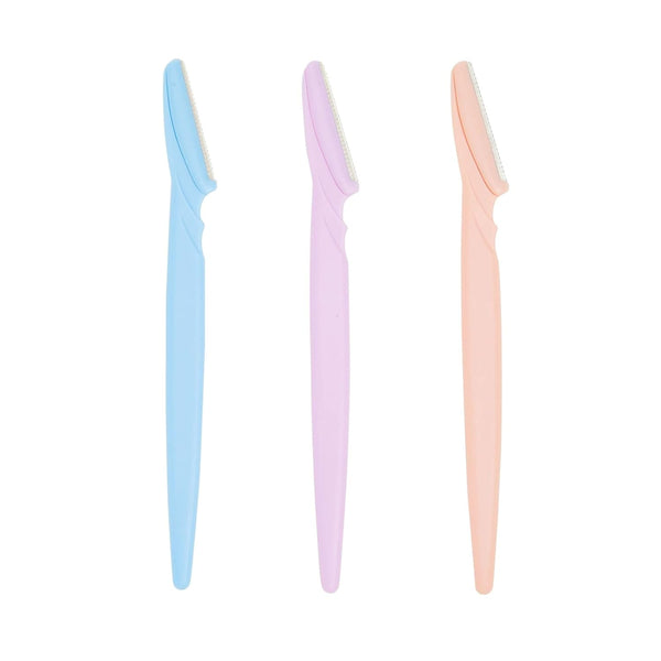 Glamlily Facial Dermaplaning Tool - Quick Facial Hair Removal & Peach Fuzz Remover - Precision Dermaplane Razor & Eyebrow Razor - Bulk Blades &