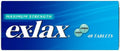 Ex-Lax Maximum Strength Stimulant Laxative Constipation Relief Pills for Occasional Constipation, Gentle Laxatives - 48 Count 48 Count (Pack of 1)