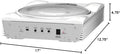 Pyle Lanzar AQTB8 8-Inch 1000 Watts Low-Profile Super Slim Active Amplified Marine/Waterproof Subwoofer System - Set of 1