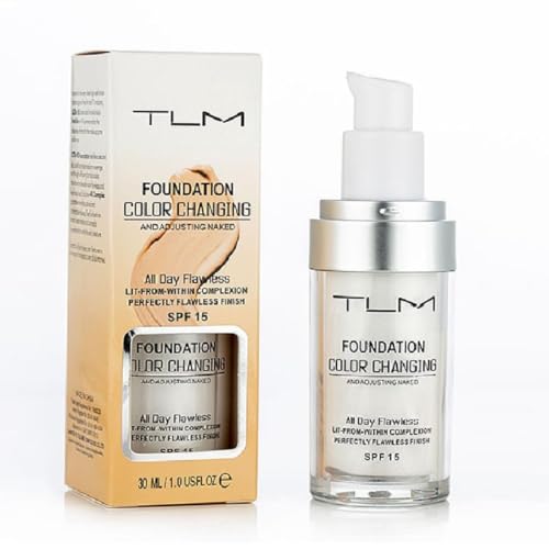 TLM Colour Changing Foundation - Flawless Coverage, Lightweight Formula, Adapts 