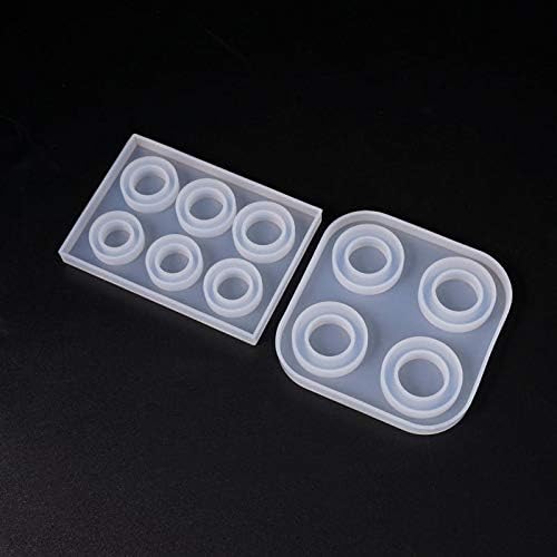 Finger ring Silicone Mold Resin Mould for jewelry making DIY tool epoxy resin molds for Resin ring (6size)