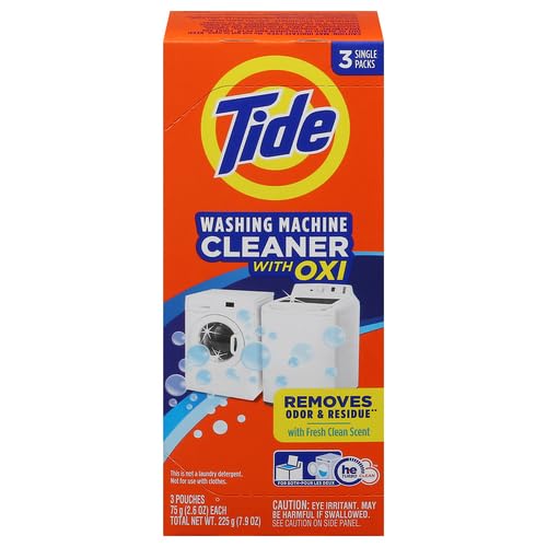 Washing Machine Cleaner by Tide, Washer Machine Cleaner with Oxi for Front and T