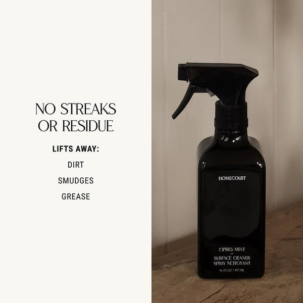 Homecourt All-Purpose Surface Cleaner Spray, Lifts Away Dirt, Smudges & Grease, for Bathroom, Kitchen & More, Clean Formula, Neroli Leaf, 16 Fl Oz