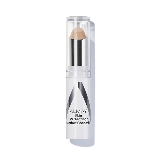 Almay Skin Perfecting Comfort Concealer, Face Makeup, Full Coverage, Natural Looking Finish, Cruelty-Free, Hypoallergenic, Dermatologist Tested,