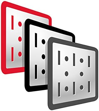 Wall Control Shelf 4in Deep Pegboard Shelf Assembly Pegboard and Slotted Tool Board â Red Red 4in x 16in