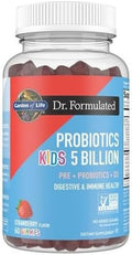 Garden of Life Dr Formulated 5 Billion CFU Prebiotic Fiber, Probiotic and Vitamin D3 Gummies for Kids Digestive & Immune Health Ã¢ÂÂ Gluten