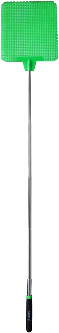 Grip Super Jumbo Telescopic Fly Swatter - 6.5" X 7.5" - Extends to 39" L - Bugs,