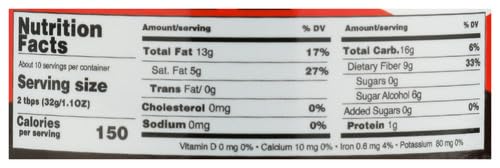 Nutilight Sugar Free Hazelnut Spread with Cocoa - Keto Low Carb (11 oz) | Diabetic friendly, low net carb, fiber. Mix & match flavors to save