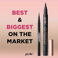 Skone Tattooed Liquid Eyeliner Pen, Waterproof Felt Tip, Plum Black