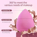 BEAKEY Makeup Sponge Set of 6, Super Soft Beauty Sponges for Foundation | for Liquid, Cream & Powder Application, Pink Blender for Flawless