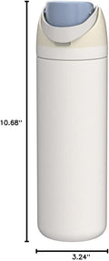 Owala Freesip Insulated Stainless Steel Water Bottle with Straw for Sports, Travel, and School Bpa-Free Sports Water Bottle, 24 Oz, Iced Breeze
