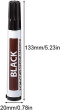 Black Furniture Repair Wood Cabinet Floor Touch Up Markers Scratch Filler Remover - Mahogany Wood Polish and Care Wood Floor Markers Repair Kit(ZS295)