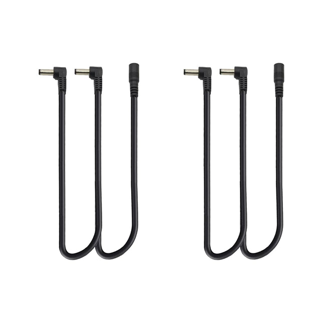 1 to 2 Way Daisy Chain Guitar Effect Pedal Power Supply Splitter Adapter Cable -