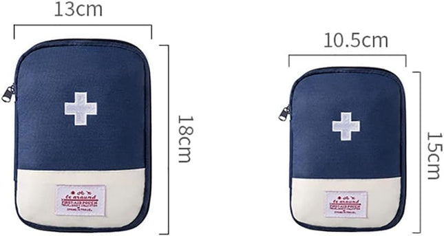 Jjlfresheners 4Pcs Empty Travel Mini First Aid Pouch, Portable Outdoor First Aid