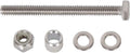 HECASA Deck Anchor Flange Cast Above Ground Pool Ladders Handrails or Slide | 1 7/8" Inch Diameter of 1.9" Aluminum White (1Pc)