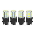 4X 3157 3156 64SMD LED Reverse Tail Brake Turn Signal DRL Light Bulb 6000K White