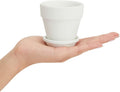 Juvale Mini Terracotta Pots - Pot with Drainage Hole - Versatile Succulent & Herb Planter - Paintable White Planter for Custom Decor - Pack of 12,