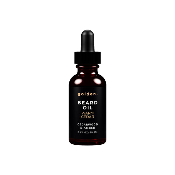Golden Grooming Beard Oil for Men - Natural Beard Conditioner with Sweet Almond, Golden Jojoba & Argan Oil - Hydrating Beard Softener with Vitamin