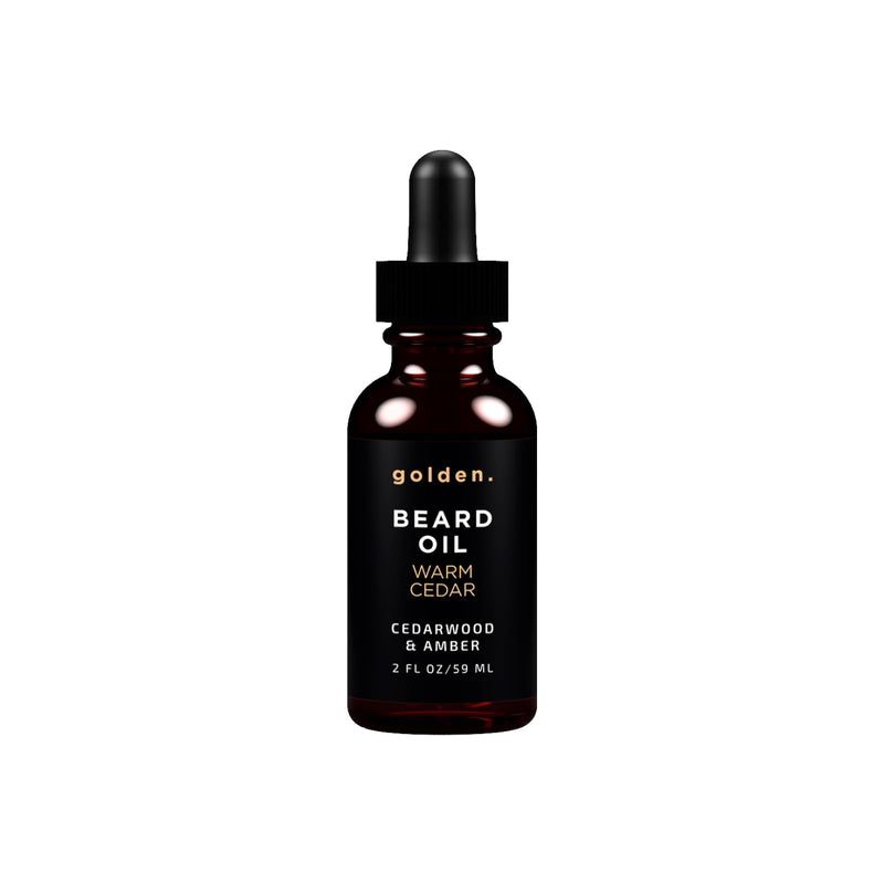 Golden Grooming Beard Oil for Men - Natural Beard Conditioner with Sweet Almond, Golden Jojoba & Argan Oil - Hydrating Beard Softener with Vitamin