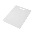 FARBERWARE Large Cutting Board, Dishwasher- Safe Plastic Chopping Board for Kitchen with Easy Grip Handle, 11in by 14in, White 11"L x 14"W Cutting