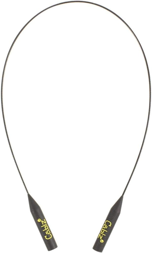 Cablz Original Eyewear Retainer | Stainless Cable Eyewear Retainer Strap 14-inch Black