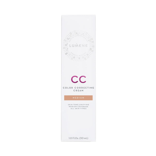 Lumene Color Correcting CC Cream - Lightweight Foundation - Medium Coverage - Re