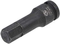 16mm Hex Impact Bit Socket, 1/2" Drive H16 Allen Socket, Cr-Mo Steel | Lengthen Hex Screwdriver Adapter for Electric Ratchet Wrenches Fastening Screws