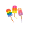 3pcs Bath Flower for Infants Elastic Hair Ties Bathing Accessories Body Shower Sponge Shower Sponge for Body Loofah Popsicle Ice Cream Wooden