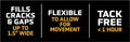 SIKA Sikaflex-410 Asphalt Sealant, Black, Self-Leveling Hybrid Sealant for Filling Cracks in Asphalt Driveways, Roadways, and Pavements - 9 fl.