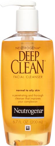 Neutrogena Deep Clean Daily Facial Cleanser with Beta Hydroxy Acid for Normal to