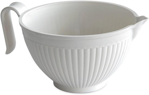 Nordic Ware Better Batter Bowl, White, 10 Cups 10 Cups White