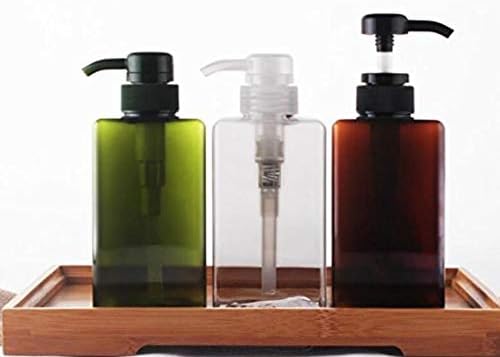 100ml / 3.3oz Refillable Empty Plastic Pump Bottles Jars Set for Makeup Cosmetic Bath Shower Shampoo Hair-Conditioner Toiletries Liquid Containers