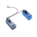 1 to 2 Way Daisy Chain Guitar Effect Pedal Power Supply Splitter Adapter Cable - Black (2PCS)