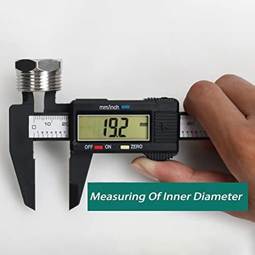Digital Calipers,Electronic Digital Calipers,LCD Screen Displays Plastic Caliper